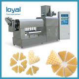 Small slanty shell chips 3D pellet extruding and frying automatic food machine
